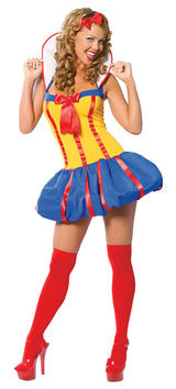 View Item Adult Ladies Size 8-10 Sexy Snow White Princess Fairytale Fancy Dress Costume